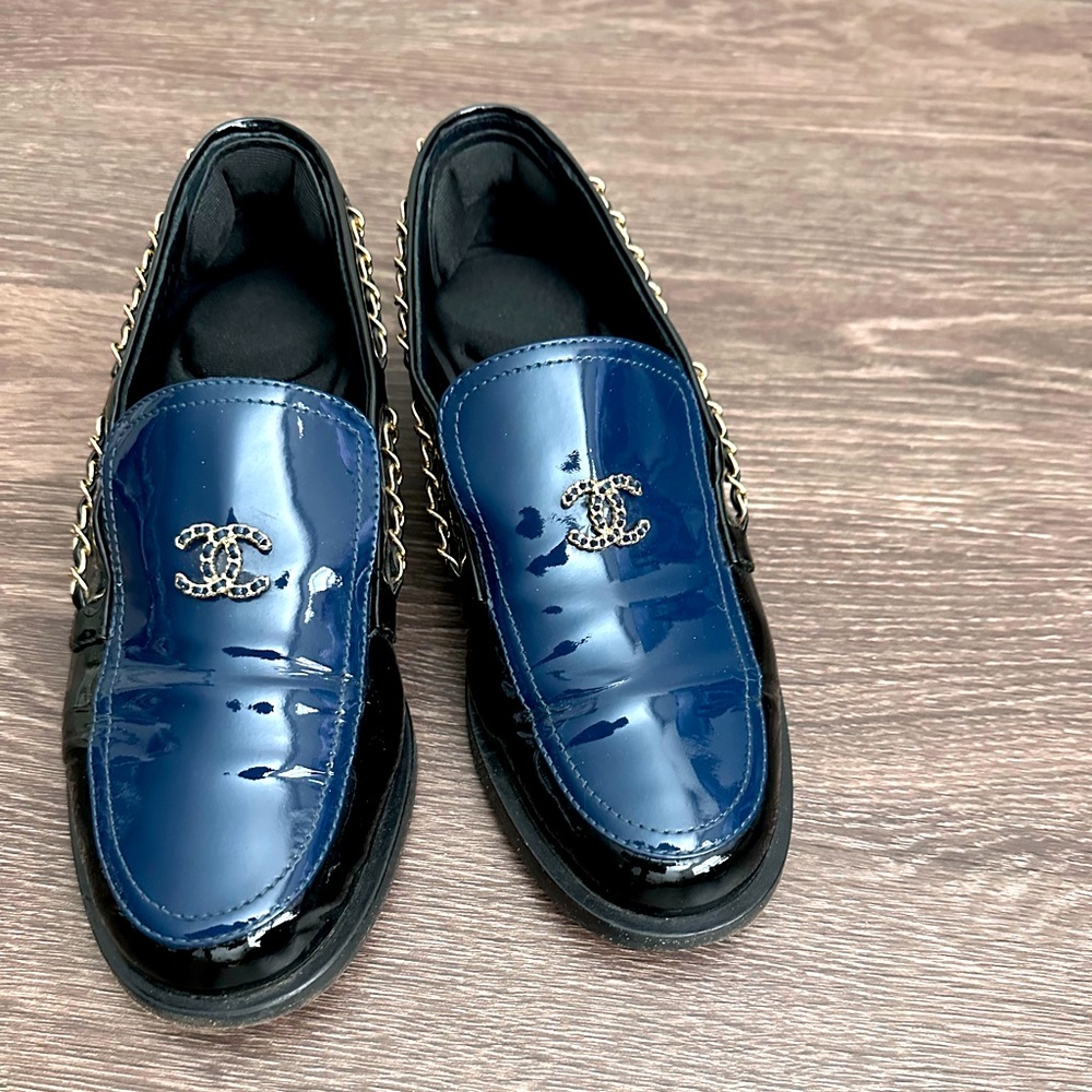 Chanel Loafers Patent Leather
